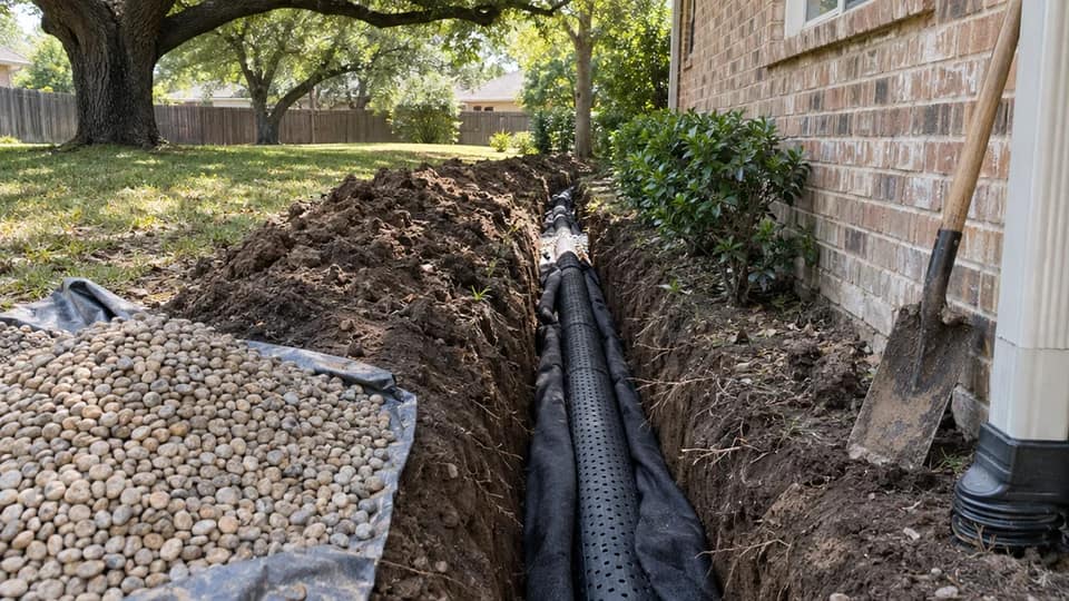 Drainage Correction and Foundation Protection in Central Texas